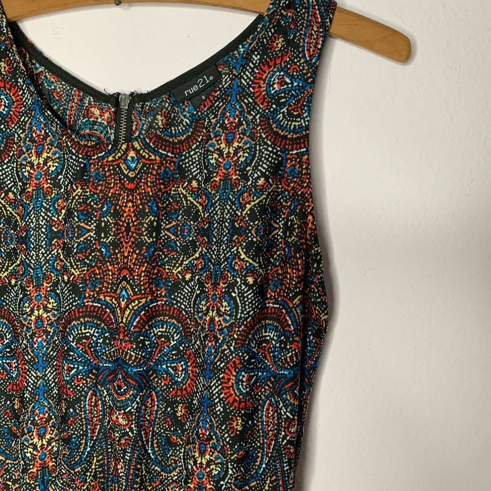 Multi-Colored Print Dress - Picture 3 of 4